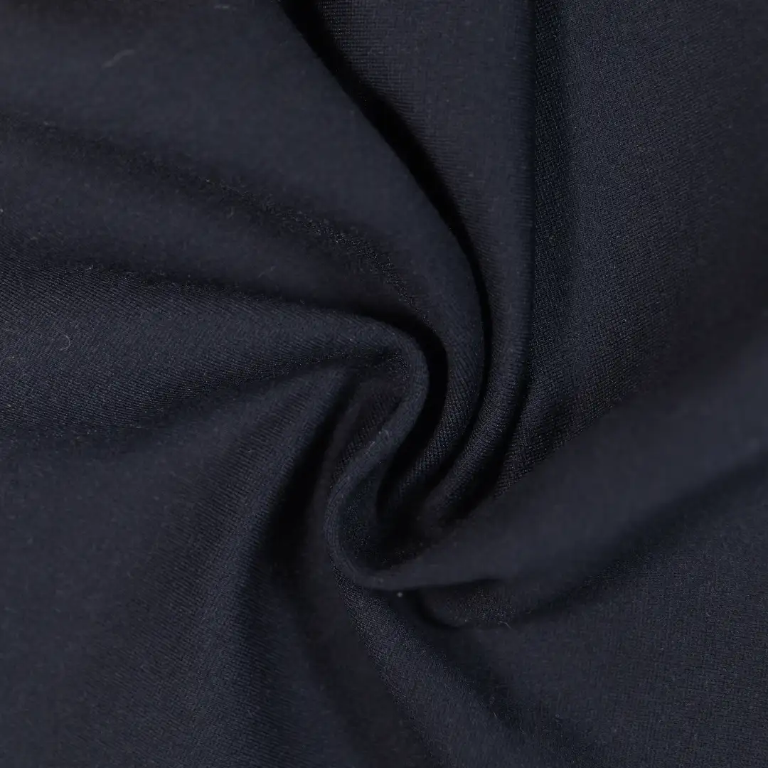 China Fabric for Hoodie Ponte Roma Knit Fabric Rayon Nylon Spandex blue color buy from China wholesaler bulk order at wholesale price free worldwide shipping Alibaba