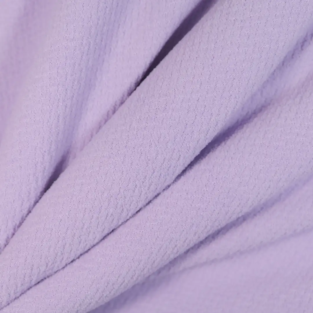 China Fabric for Jackets,T-Shirt,Strap Midi Dress Jacquard Knit Fabric Polyester Spandex purple color buy from China wholesaler bulk order at wholesale price free worldwide shipping Alibaba