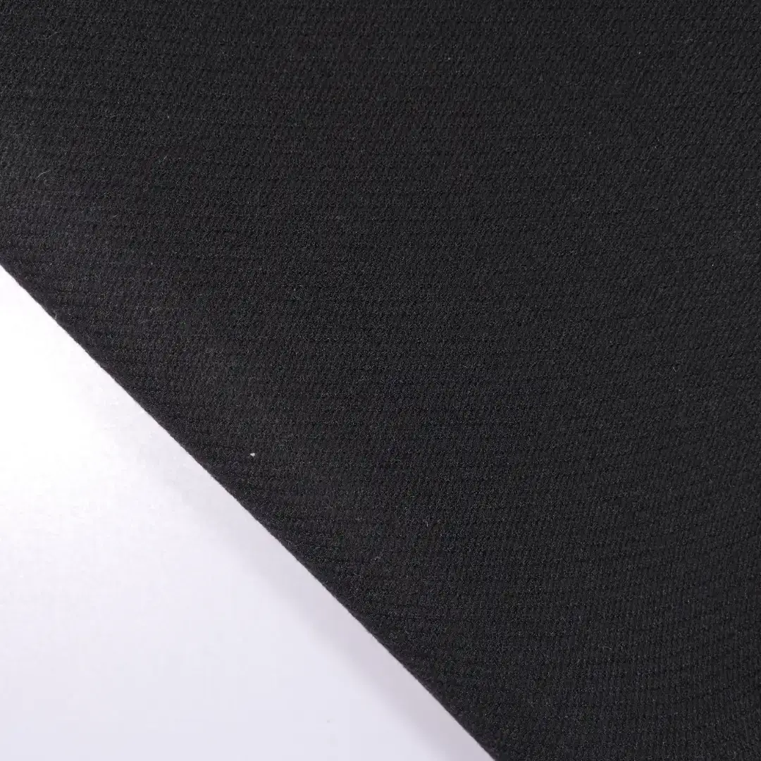 China Fabric for Jackets,Overcoat Ponte Roma Knit Fabric Polyester Rayon Acrylic BLACK color buy from China wholesaler bulk order at wholesale price free worldwide shipping Alibaba