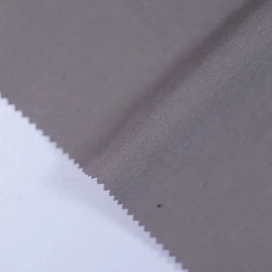 China Fabric for Pants,Blazer,Trench Coat Cotton Plain Natural Woven Fabric BCI Cotton grey color buy from China wholesaler bulk order at wholesale price free worldwide shipping Alibaba