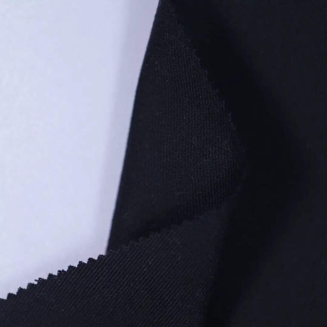 China Fabric for Blazer,Trench Coat Cotton Twill Stripe Natural Woven Fabric BCI Cotton Spandex black color buy from China wholesaler bulk order at wholesale price free worldwide shipping Alibaba