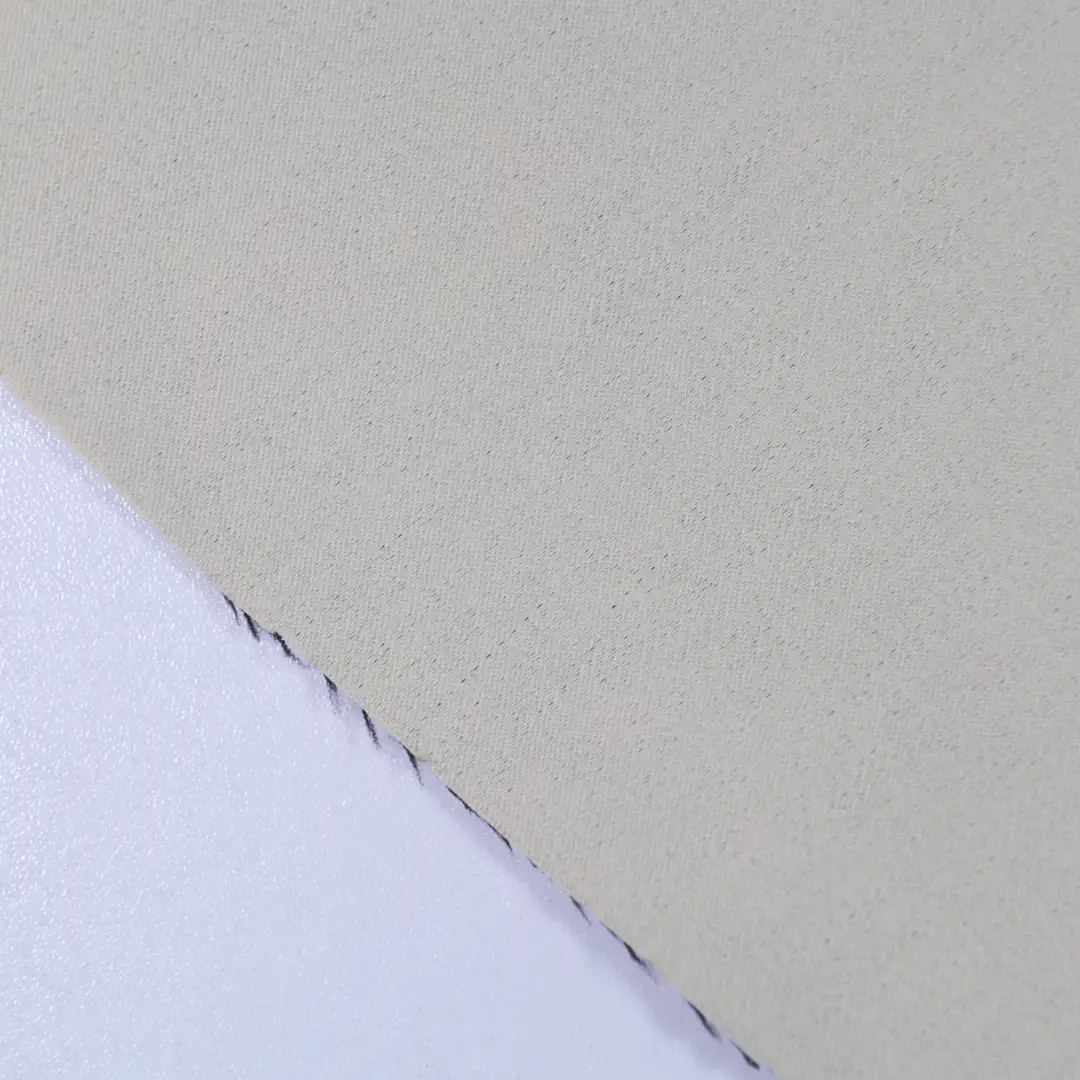 China Fabric for Blazer,Trench Coat CVC Poplin Woven Blended Fabric BCI Cotton Polyester Spandex Milky white color buy from China wholesaler bulk order at wholesale price free worldwide shipping Alibaba