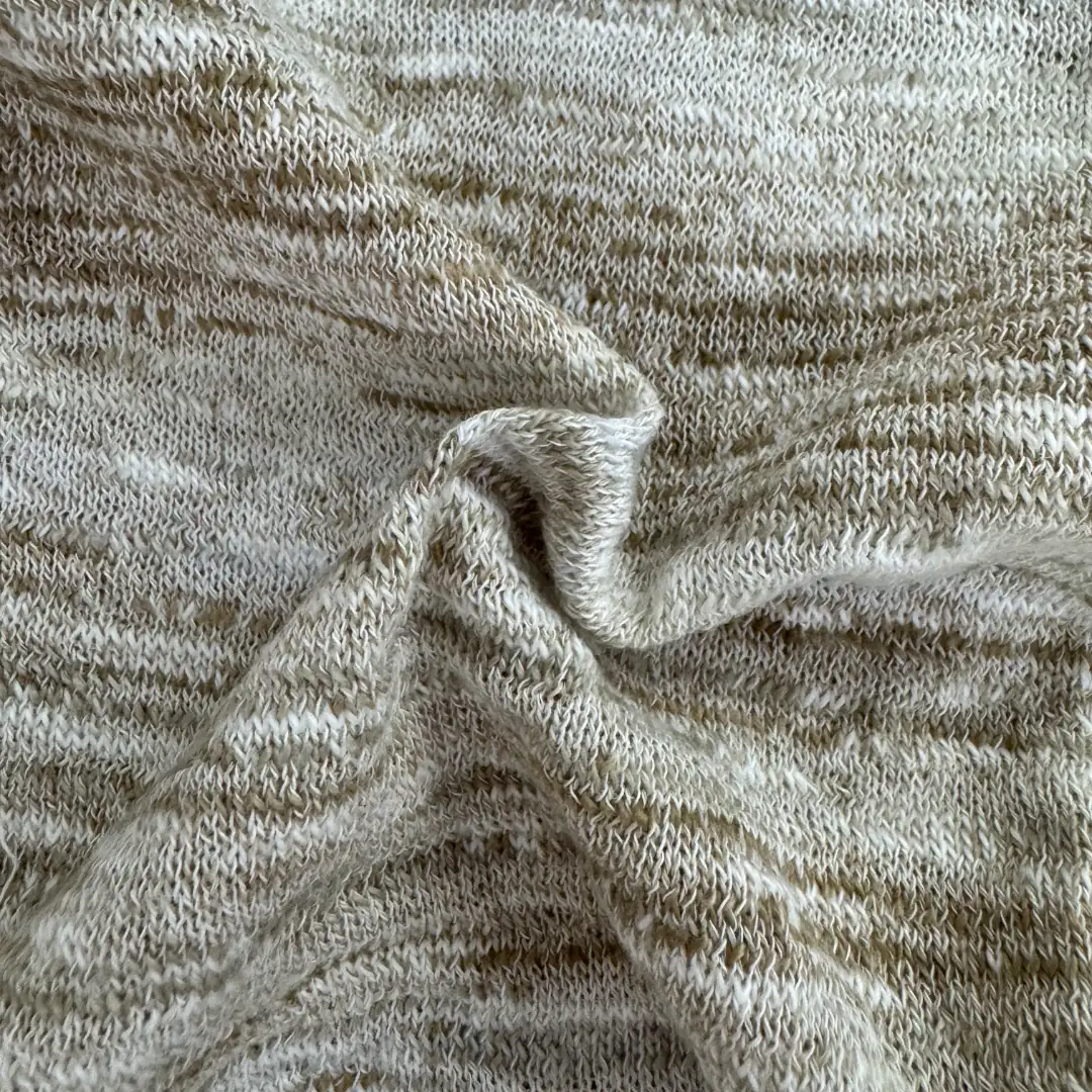 China Yarn for Open Cardigan (Sweater),Half-Zipper Cardigan (Sweater),Crop Top Pullover (Sweater),T-shirt (Sweater),Tie-Front Top (Sweater) Ring Spun Regular Yarn Recycled Polyester BCI Cotton variegation color buy from China wholesaler bulk order at wholesale price free worldwide shipping Alibaba