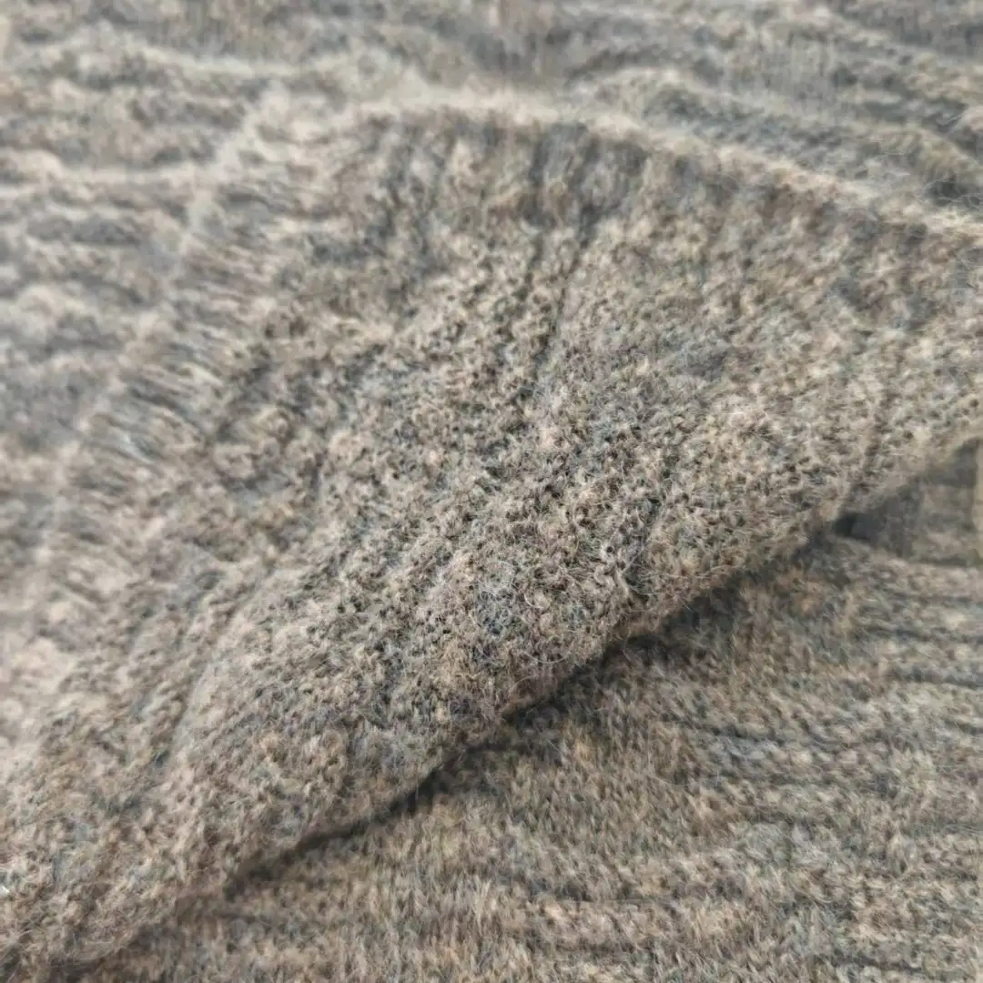 China Yarn for Open Cardigan (Sweater),Full-Zipper Cardigan (Sweater),Half-Zipper Cardigan (Sweater) Mossy Yarn Fancy Yarn Recycled Polyester Acrylic Recycled Nylon RWS Wool brown color buy from China wholesaler bulk order at wholesale price free worldwide shipping Alibaba