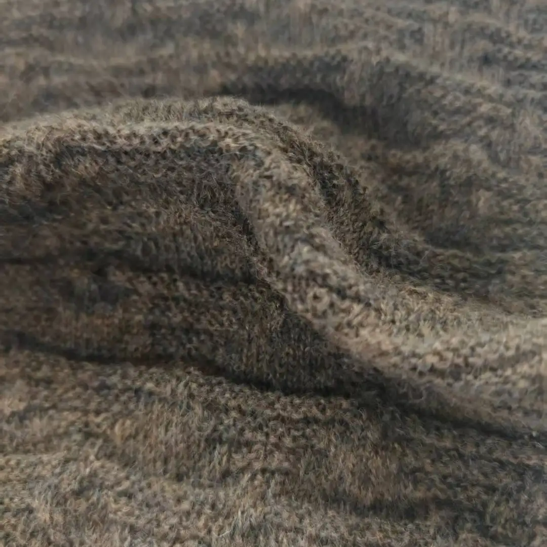 China Yarn for Open Cardigan (Sweater),Full-Zipper Cardigan (Sweater),Half-Zipper Cardigan (Sweater) Mossy Yarn Fancy Yarn Recycled Polyester Acrylic Recycled Nylon RWS Wool brown color buy from China wholesaler bulk order at wholesale price free worldwide shipping Alibaba