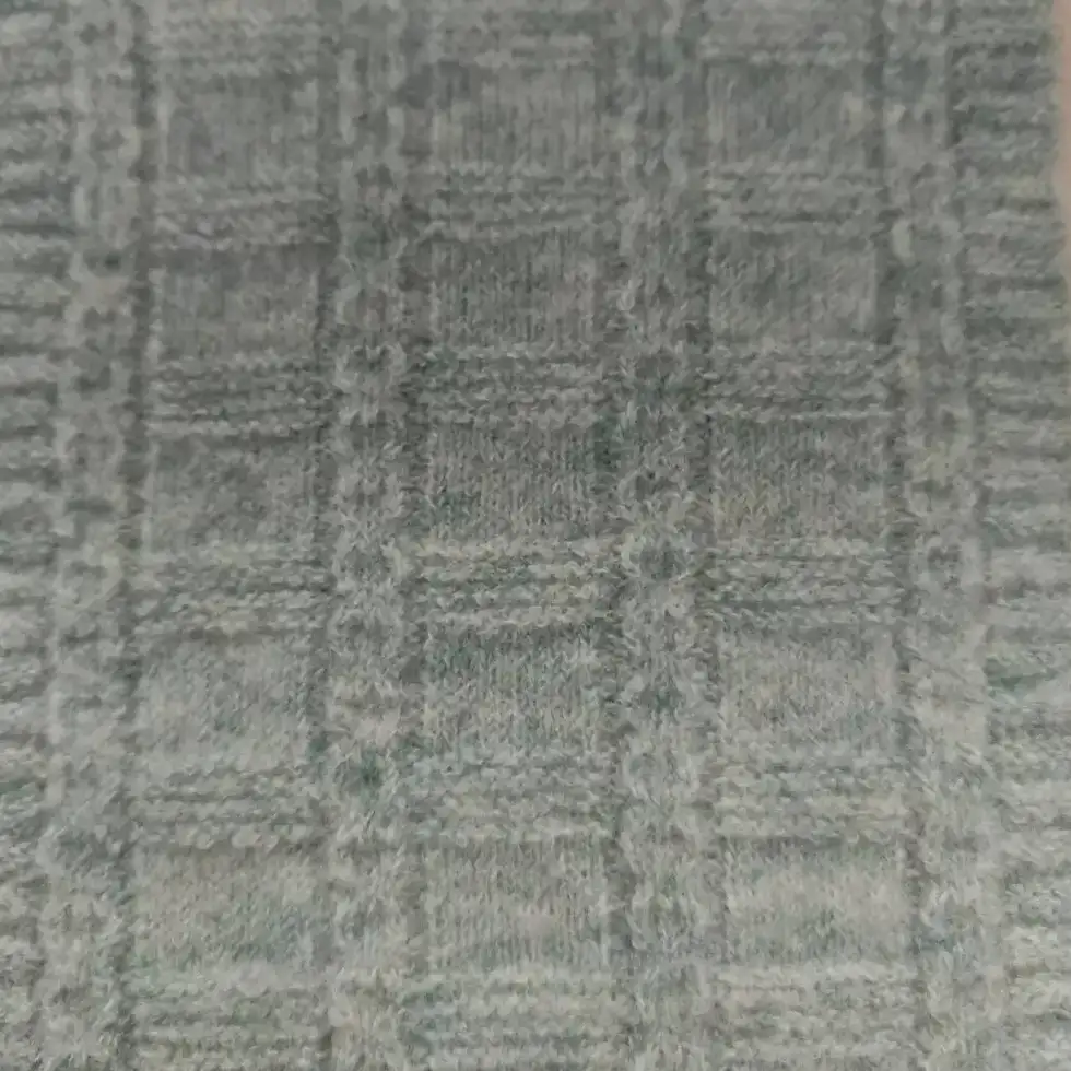 China Yarn for Open Cardigan (Sweater),Full-Zipper Cardigan (Sweater),Half-Zipper Cardigan (Sweater) Mossy Yarn Fancy Yarn Recycled Polyester Acrylic RWS Wool Spandex Light blue color buy from China wholesaler bulk order at wholesale price free worldwide shipping Alibaba