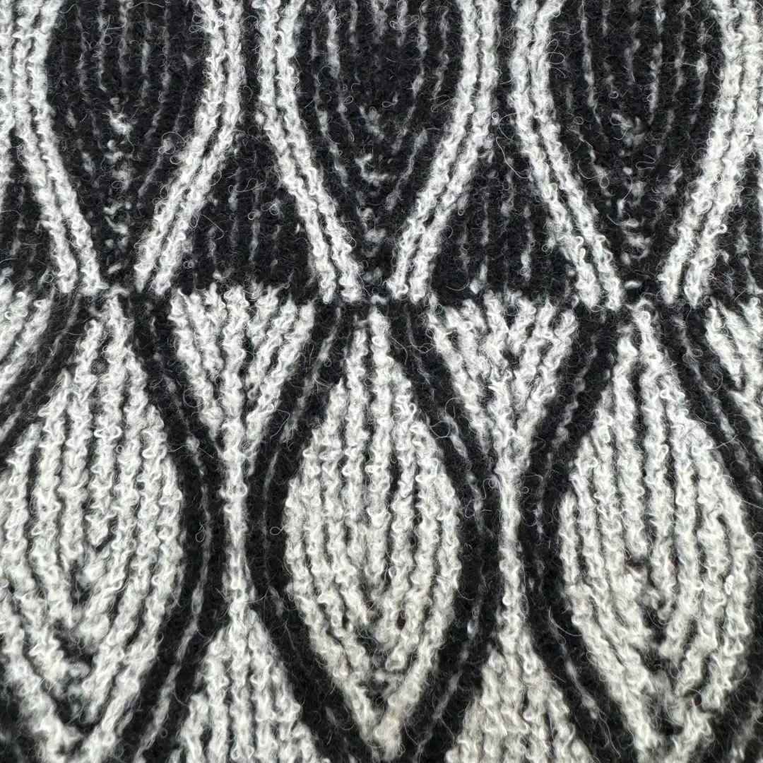 China Yarn for Ladies Vest (Sweater),Men’s Vest (Sweater),Open Cardigan (Sweater),Full-Zipper Cardigan (Sweater),Crew Neck Pullover (Sweater),U-Neck Cardigan (Sweater) Mossy Yarn Fancy Yarn Recycled Polyester Acrylic Wool Nylon Spandex Black White color buy from China wholesaler bulk order at wholesale price free worldwide shipping Alibaba