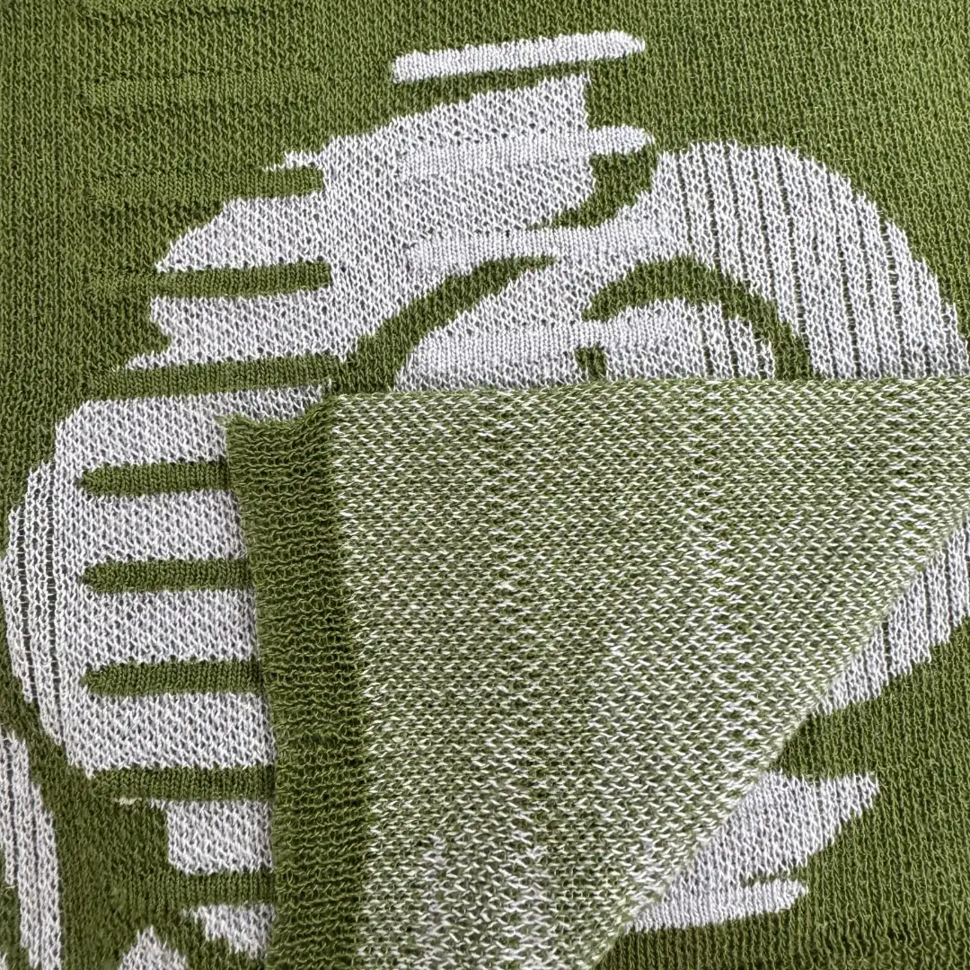 China Yarn for Open Cardigan (Sweater),Half-Zipper Cardigan (Sweater),Crew Neck Pullover (Sweater),U-Neck Cardigan (Sweater) Semi-Worsted Spun Regular Yarn Viscose Recycled Polyester Green color buy from China wholesaler bulk order at wholesale price free worldwide shipping Alibaba