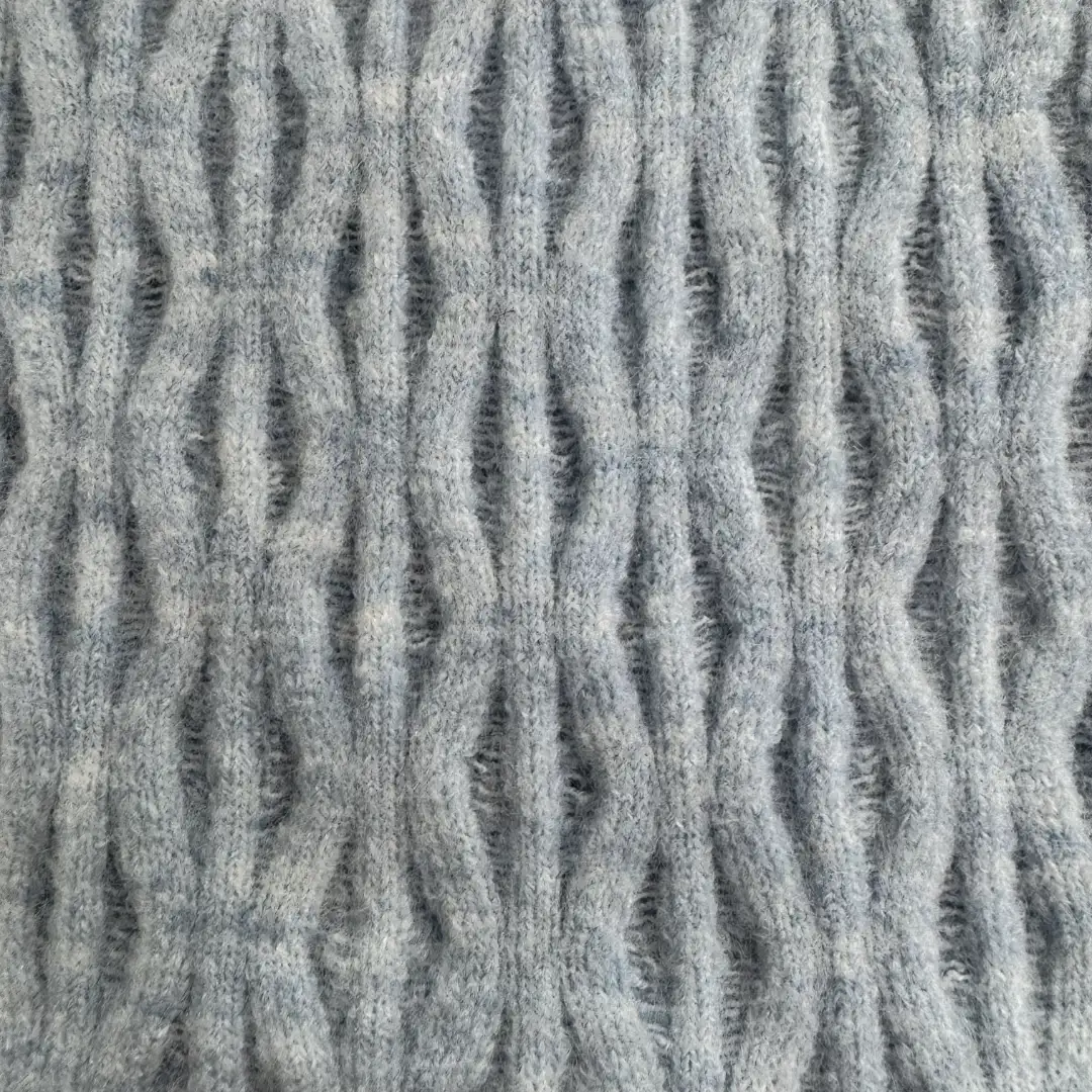 China Yarn for Ladies Vest (Sweater),Open Cardigan (Sweater),Half-Zipper Cardigan (Sweater),Roll Neck Jumper (Sweater),U-Neck Cardigan (Sweater) Mossy Yarn Fancy Yarn Recycled Polyester Nylon Acrylic Wool Spandex blue color buy from China wholesaler bulk order at wholesale price free worldwide shipping Alibaba