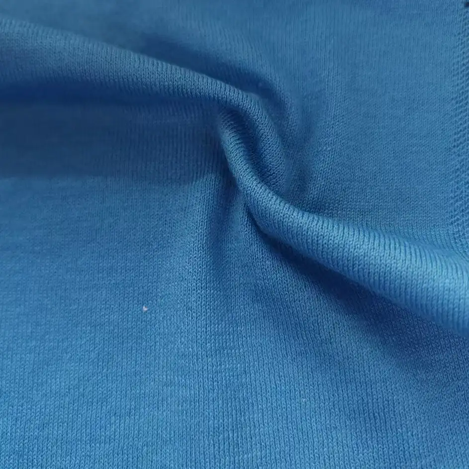 China Yarn for Open Cardigan (Sweater),Full-Zipper Cardigan (Sweater),Half-Zipper Cardigan (Sweater),Shirt Half Sleeve Button (Sweater),T-shirt (Sweater) Semi-Worsted Spun Regular Yarn Eco Vero Viscose Recycled Polyester Wool Blue color buy from China wholesaler bulk order at wholesale price free worldwide shipping Alibaba