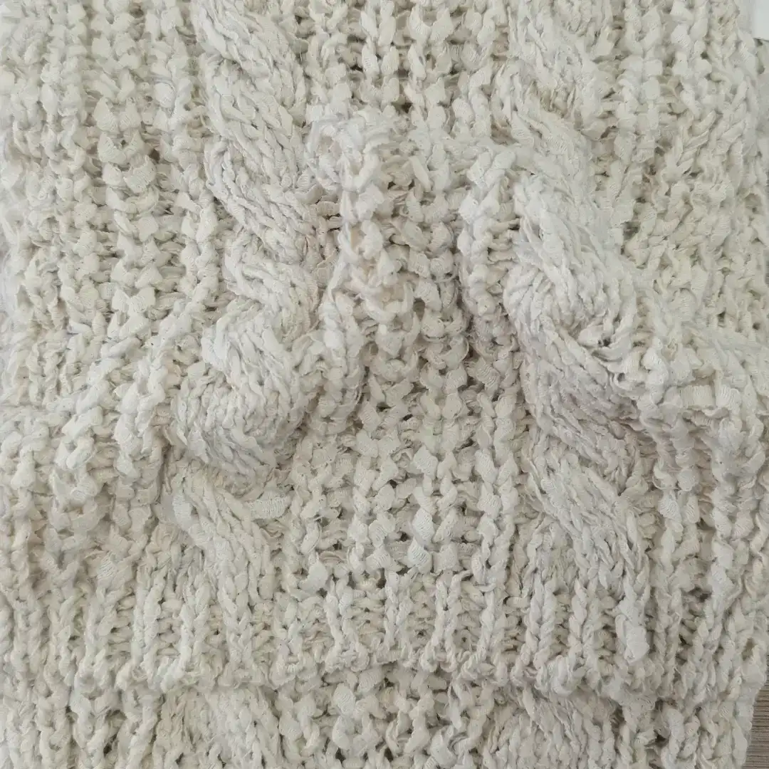 China Yarn for Ladies Vest (Sweater),Open Cardigan (Sweater),Knitted Jacket (Sweater),Round Neck Pullover (Sweater),Crew Neck Pullover (Sweater),Kids Crew-Neck Cardigan (Sweater) Flat Tape Yarn Fancy Yarn Cotton Nylon Ivory/Black color buy from China wholesaler bulk order at wholesale price free worldwide shipping Alibaba
