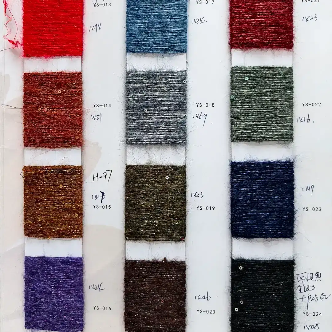 China Yarn for Open Cardigan (Sweater),Full-Zipper Cardigan (Sweater),Half-Zipper Cardigan (Sweater) Mossy Yarn Fancy Yarn Acrylic Polyester Elastane 1423#Wine color buy from China wholesaler bulk order at wholesale price free worldwide shipping Alibaba