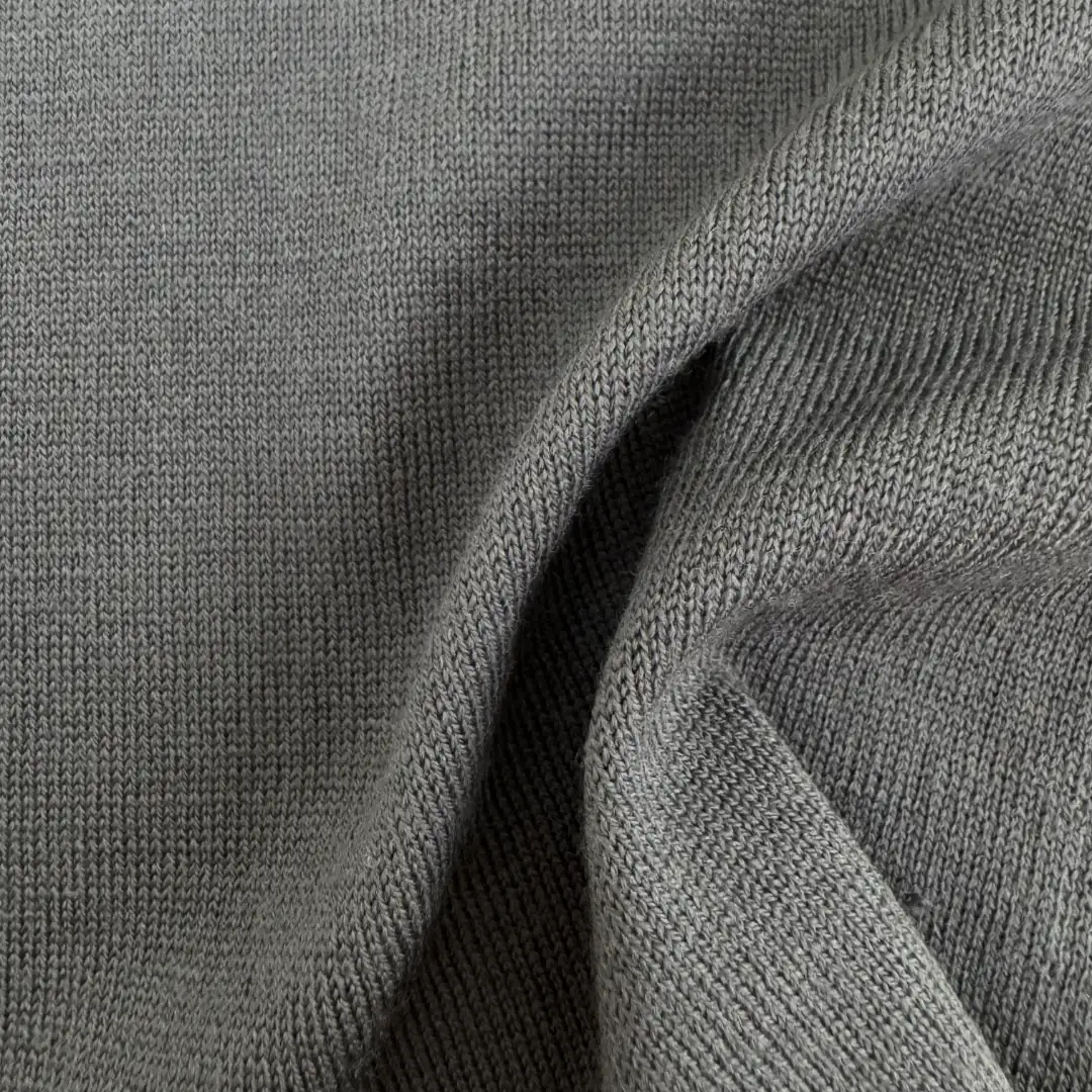 China Yarn for Round Neck Pullover (Sweater),Crew Neck Pullover (Sweater),Crop Top Pullover (Sweater) Semi-Worsted Spun Regular Yarn RWS Wool GRAY color buy from China wholesaler bulk order at wholesale price free worldwide shipping Alibaba