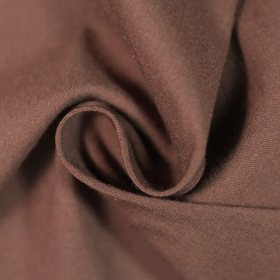 China Fabric for Pants,Blazer Two-way Stretch Woven Blended Fabric Rayon Nylon Spandex brown color buy from China wholesaler bulk order at wholesale price free worldwide shipping Alibaba