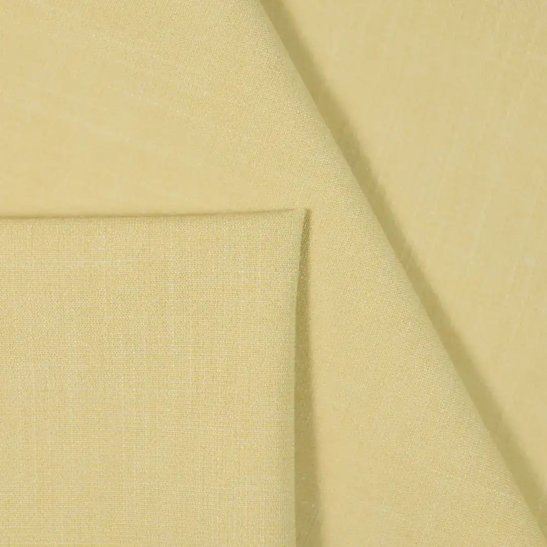China Fabric for Kids Short Sleeve Peter Pan Collar Pleated Dress,Ladies  Minimalist Sleeveless Polo Shirt,Lantern Sleeve Lapel Blouses,Bow Tie Short Sleeve Dress Polyester/Rayon Plain Woven Blended Fabric Rayon Polyester Polyamide Spandex yellow color buy from China wholesaler bulk order at wholesale price free worldwide shipping Alibaba