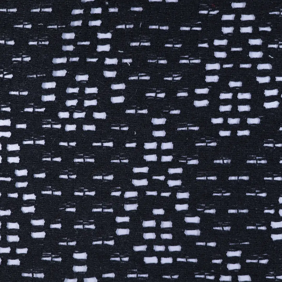 China Fabric for T-Shirt,Polo Shirt,Skirt Lace Knit Fabric Polyester Cotton black color buy from China wholesaler bulk order at wholesale price free worldwide shipping Alibaba