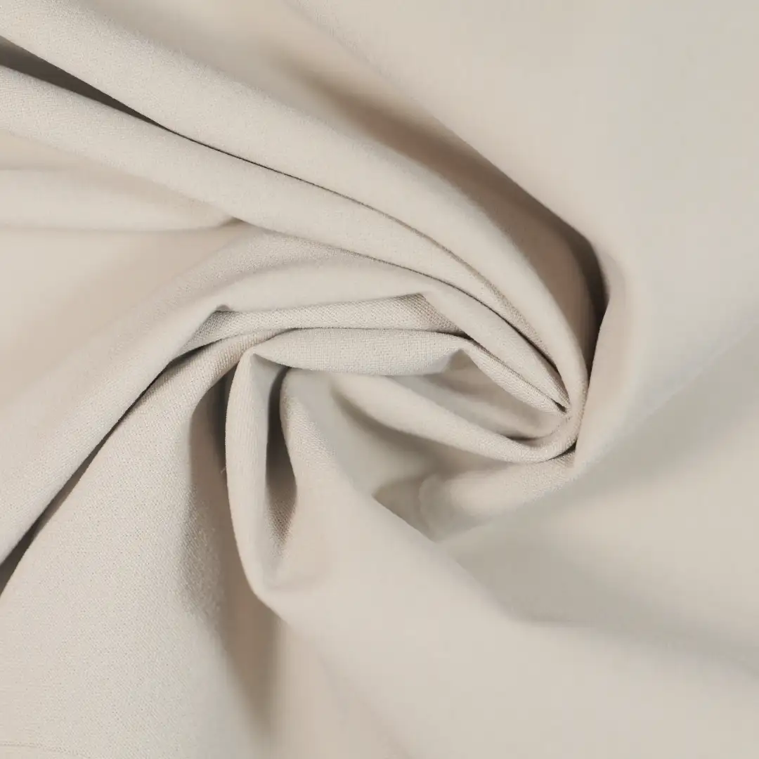 China Fabric for Shirt,Skirt Two-way Stretch Woven Blended Fabric Polyester GREY color buy from China wholesaler bulk order at wholesale price free worldwide shipping Alibaba