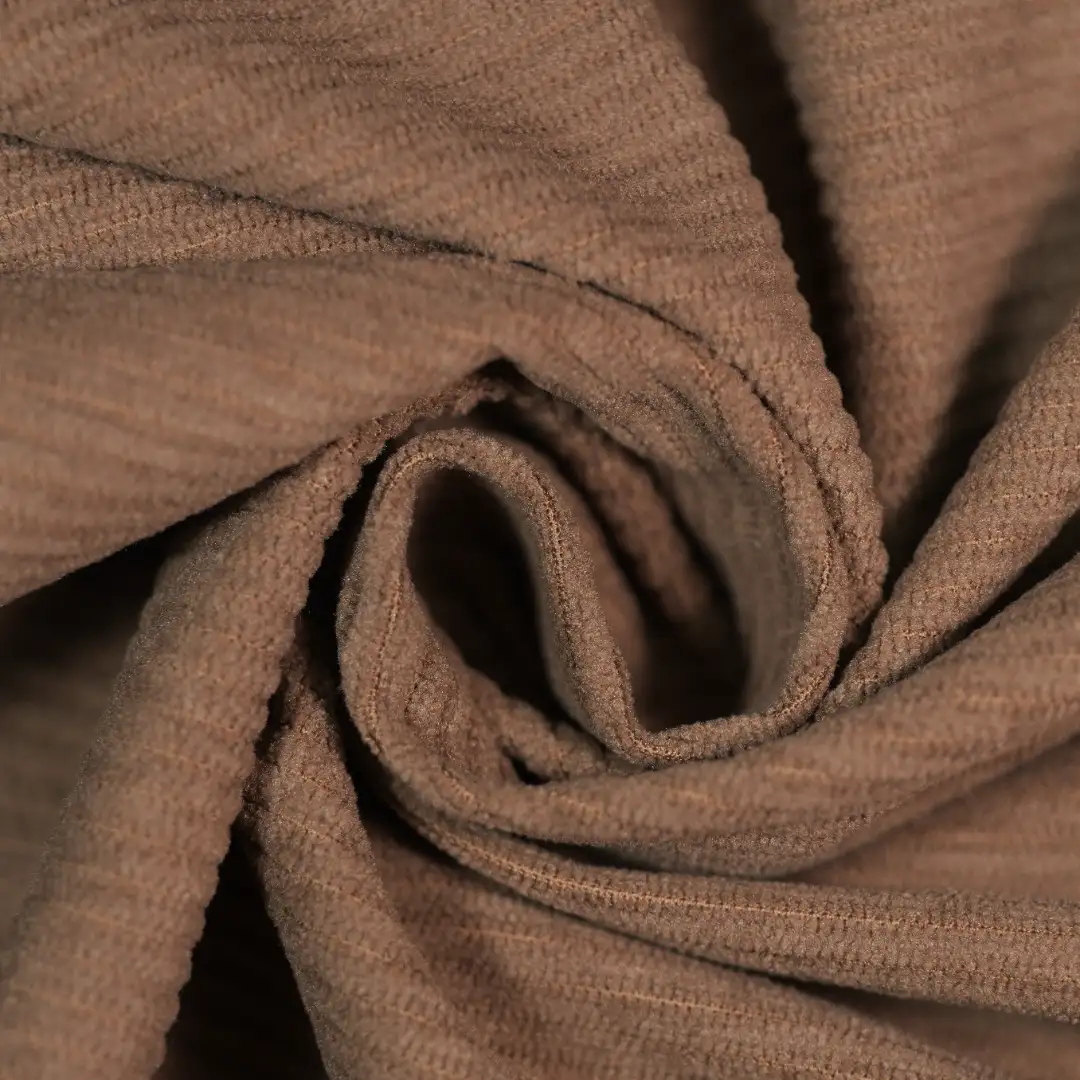 China Fabric for Pants,Hoodie Fleece Knit Fabric Polyester COFFEE color buy from China wholesaler bulk order at wholesale price free worldwide shipping Alibaba
