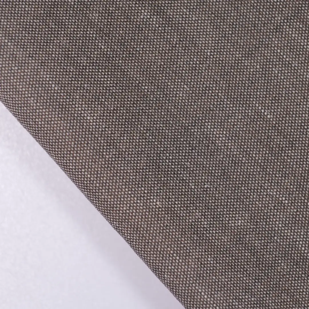 China Fabric for Shirt,Pants TC Poplin Woven Blended Fabric Polyester Cotton Linen COFFEE color buy from China wholesaler bulk order at wholesale price free worldwide shipping Alibaba