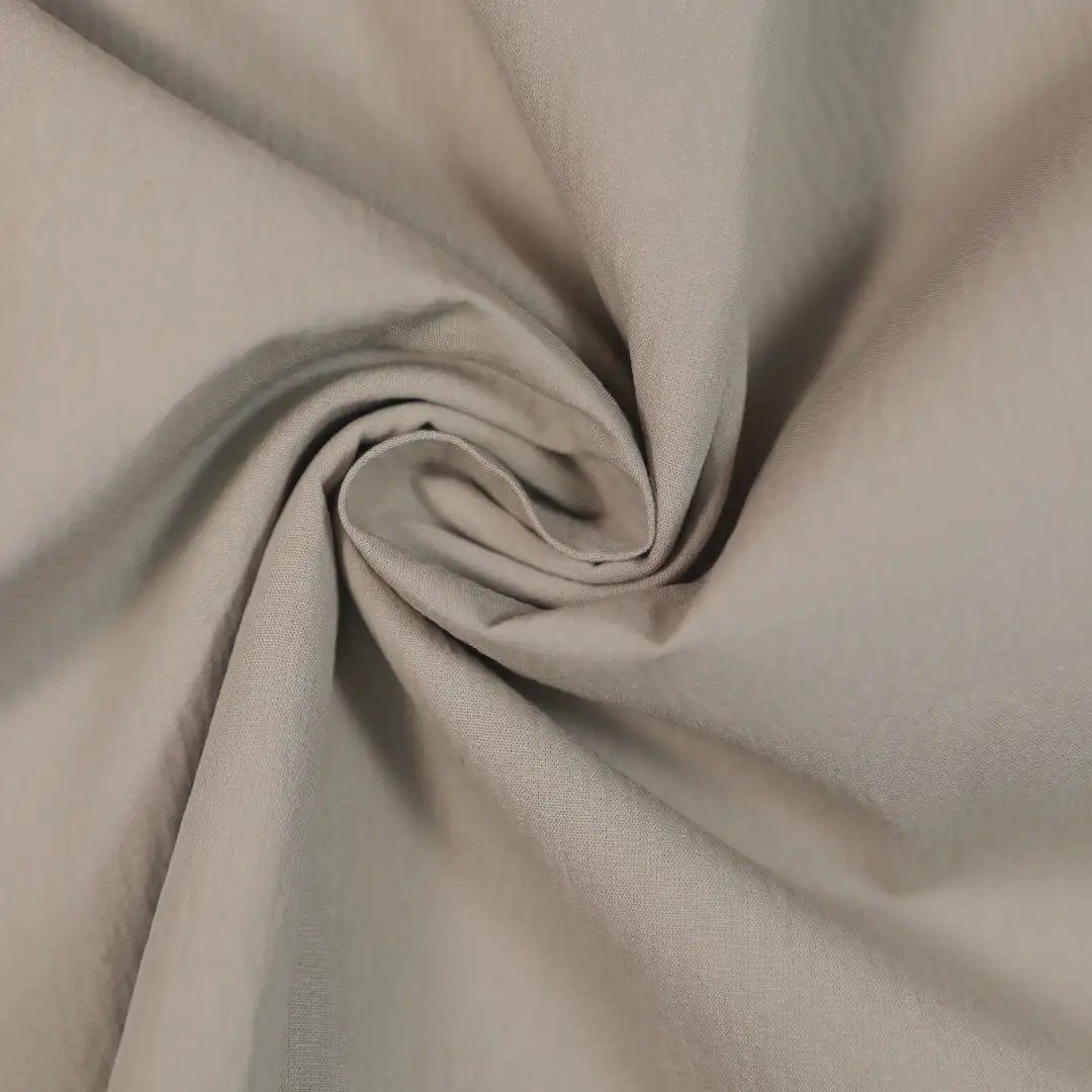 China Fabric for Shirt Cotton/Rayon Plain Woven Blended Fabric Cotton Nylon Lyocell coffee color buy from China wholesaler bulk order at wholesale price free worldwide shipping Alibaba