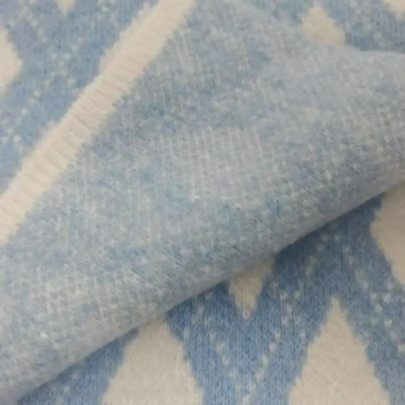China Yarn for Open Cardigan (Sweater),Full-Zipper Cardigan (Sweater),Half-Zipper Cardigan (Sweater) Mossy Yarn Fancy Yarn Recycled Polyester PBT Recycled Acrylic RWS Wool Blue，White color buy from China wholesaler bulk order at wholesale price free worldwide shipping Alibaba