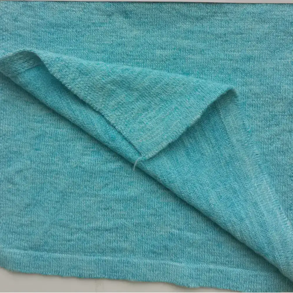 China Yarn for Open Cardigan (Sweater),Shirt Half Sleeve Button (Sweater),Round Neck Pullover (Sweater),Roll Neck Jumper (Sweater),Kids V-Neck Cardigan (Sweater) Twisted Yarn Twisted Yarn Linen Cotton Blue Mel/Pink Mel/Green Mel color buy from China wholesaler bulk order at wholesale price free worldwide shipping Alibaba