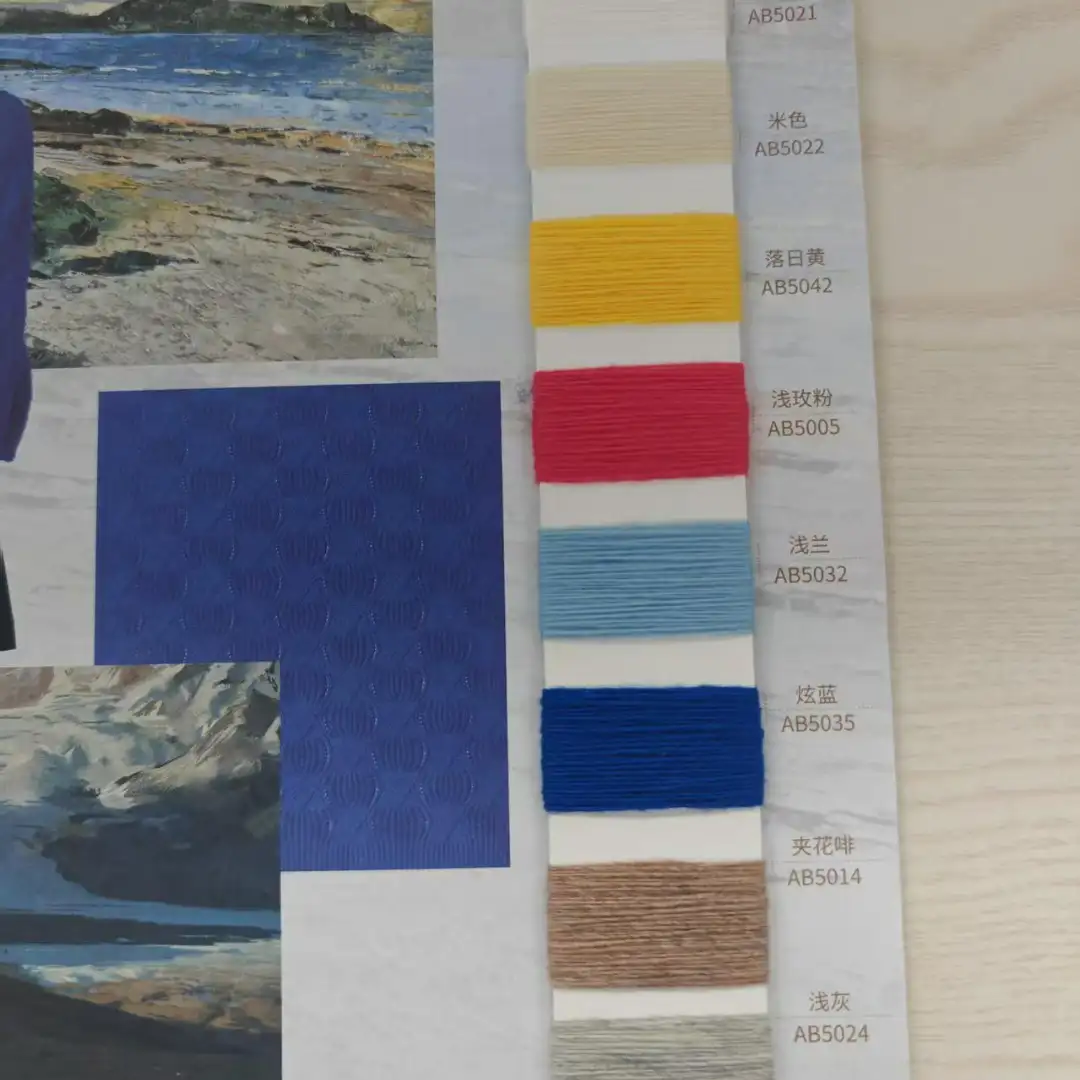 China Yarn for Full-Zipper Cardigan (Sweater),Shirt Long Sleeve Zipper (Sweater) Mossy Yarn Fancy Yarn Merino Wool Nylon Blue color buy from China wholesaler bulk order at wholesale price free worldwide shipping Alibaba