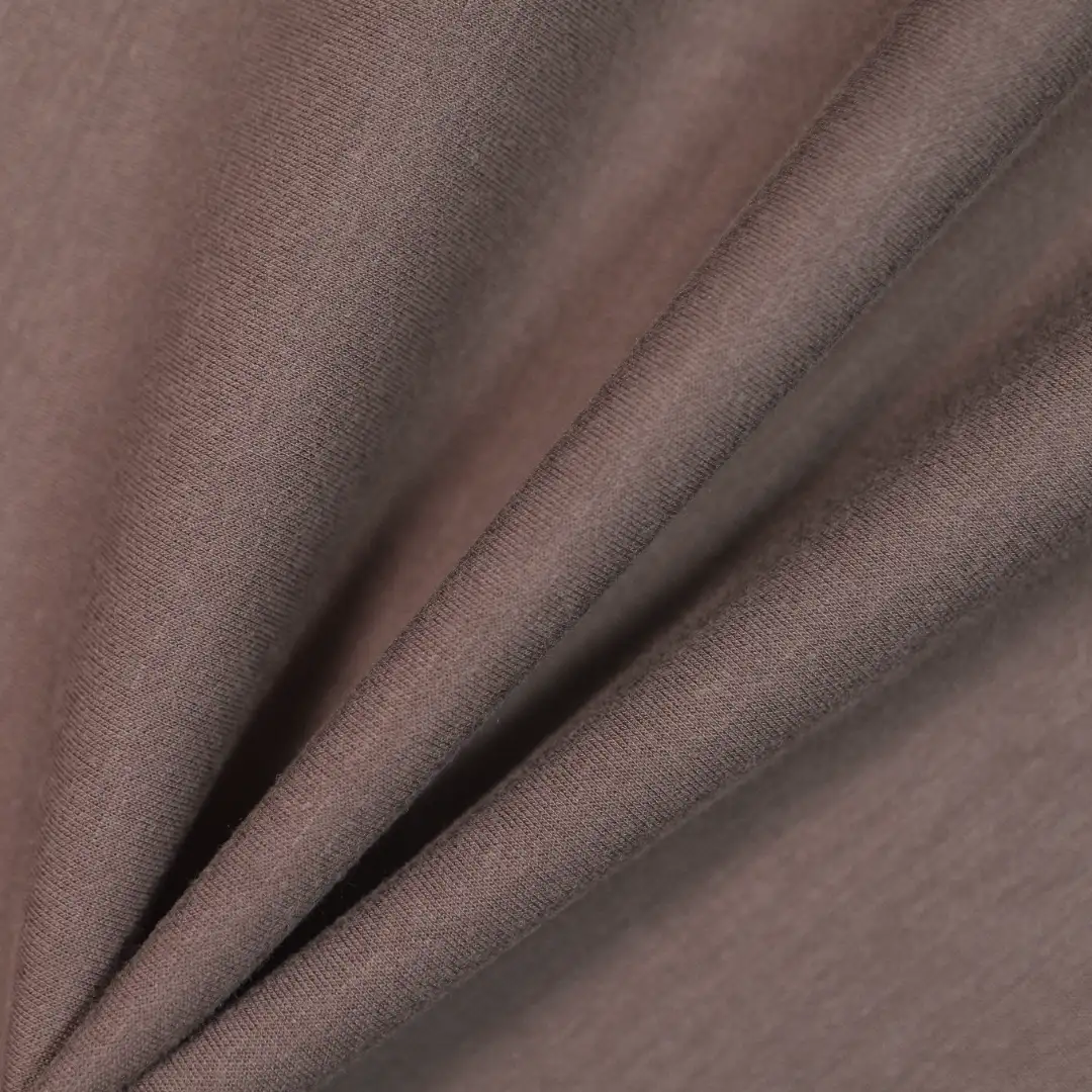 China Fabric for Hoodie,Loungewear Scuba Knit Fabric Polyester Rayon Spandex coffee color color buy from China wholesaler bulk order at wholesale price free worldwide shipping Alibaba