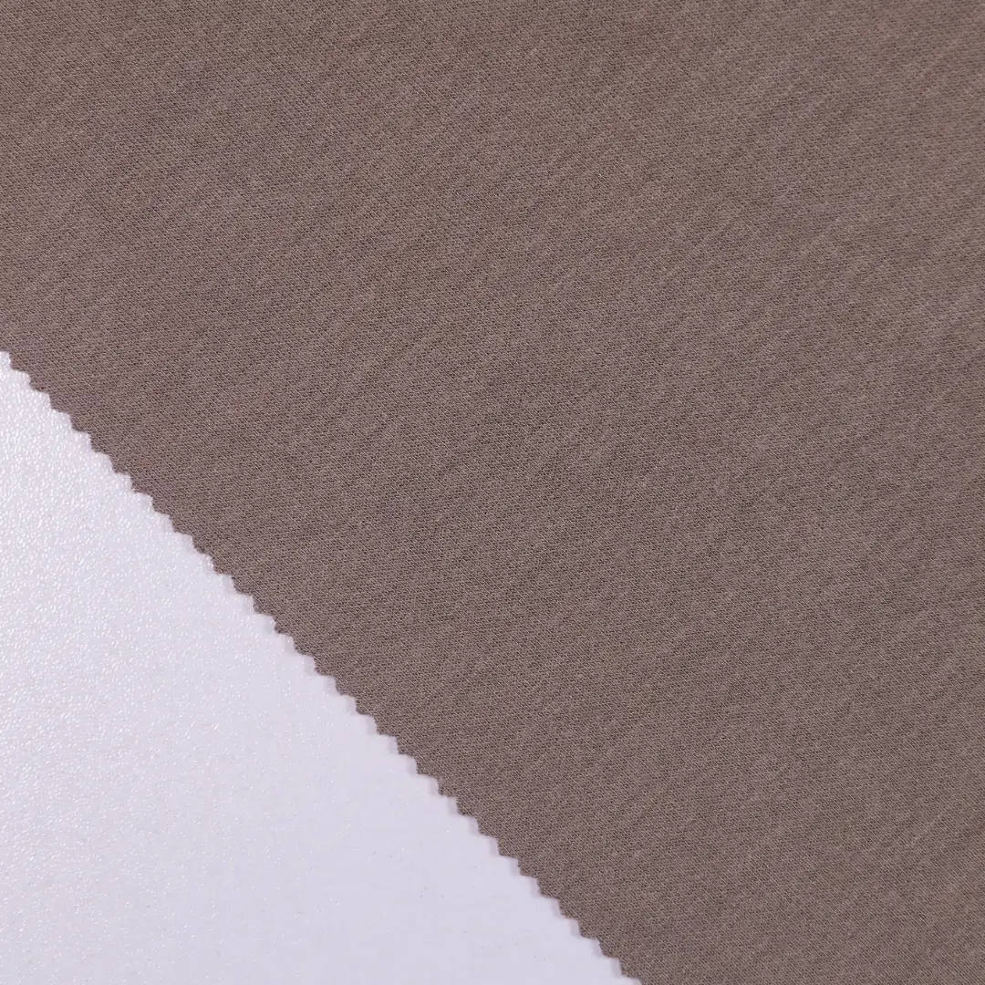 China Fabric for Hoodie,Loungewear Scuba Knit Fabric Polyester Rayon Spandex coffee color color buy from China wholesaler bulk order at wholesale price free worldwide shipping Alibaba