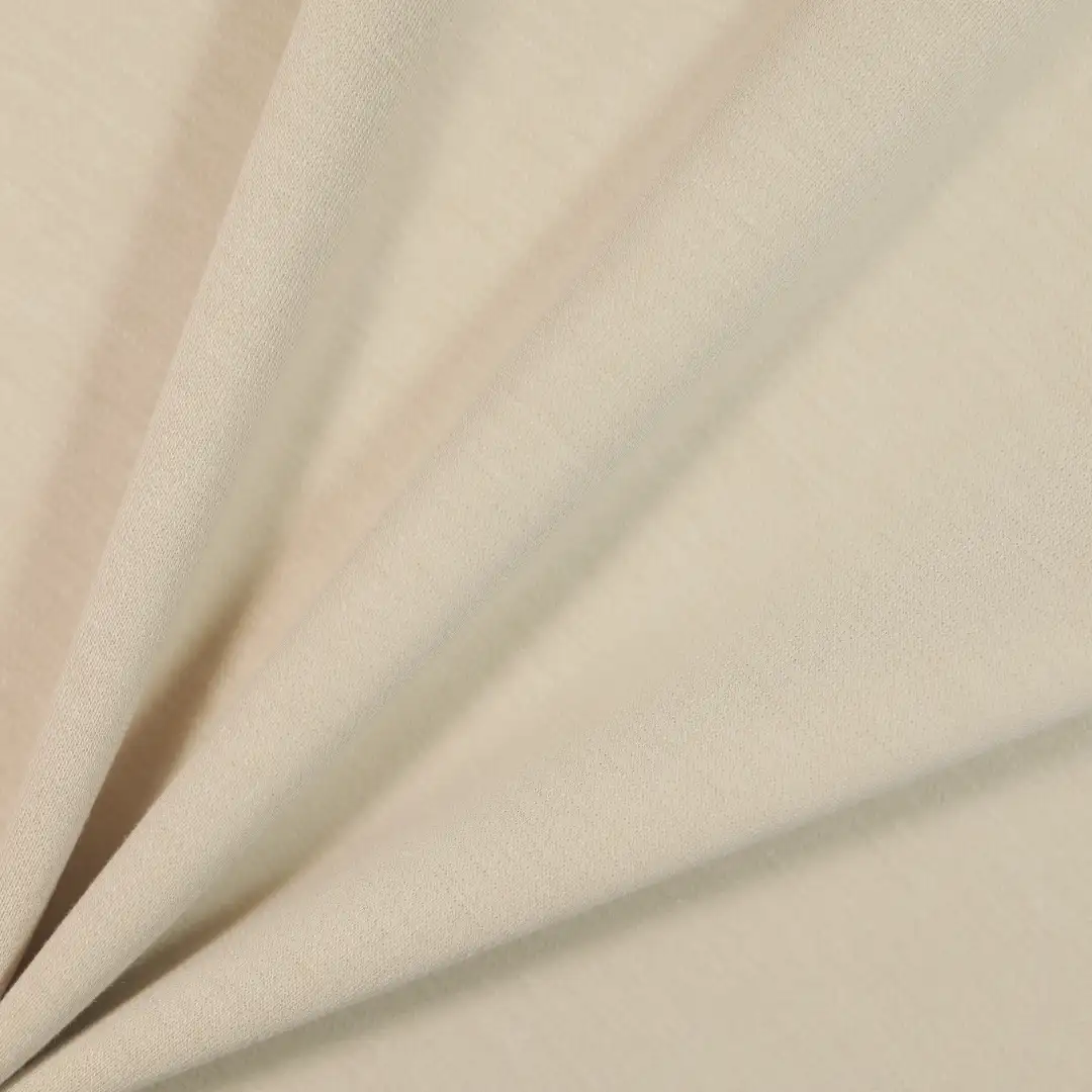 China Fabric for T-Shirt,Polo Shirt,Loungewear Single Jersey Knit Fabric Polyester Recycled Viscose Lyocell Spandex Khaki color buy from China wholesaler bulk order at wholesale price free worldwide shipping Alibaba