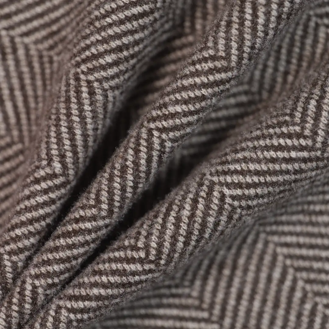 China Fabric for Blazer,Overcoat Woolen Herringbone Woolen Polyester BRAUN color buy from China wholesaler bulk order at wholesale price free worldwide shipping Alibaba