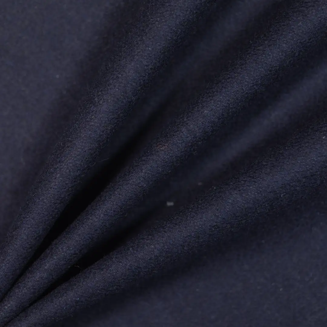 China Fabric for Trench Coat,Overcoat Melton Woolen Wool Polyester Dark blue color buy from China wholesaler bulk order at wholesale price free worldwide shipping Alibaba
