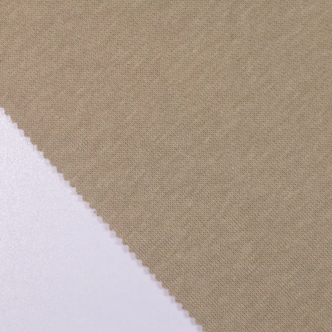 China Fabric for Hoodie Fleece Knit Fabric Cotton Polyester army green color buy from China wholesaler bulk order at wholesale price free worldwide shipping Alibaba