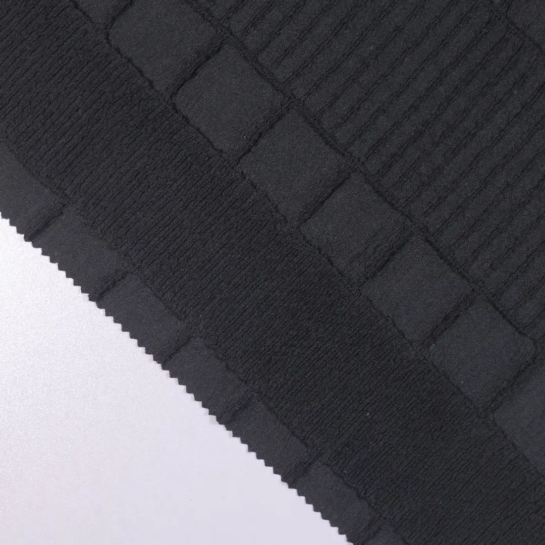 China Fabric for Skirt Crepe Synthetic Woven Fabric Polyester black color buy from China wholesaler bulk order at wholesale price free worldwide shipping Alibaba