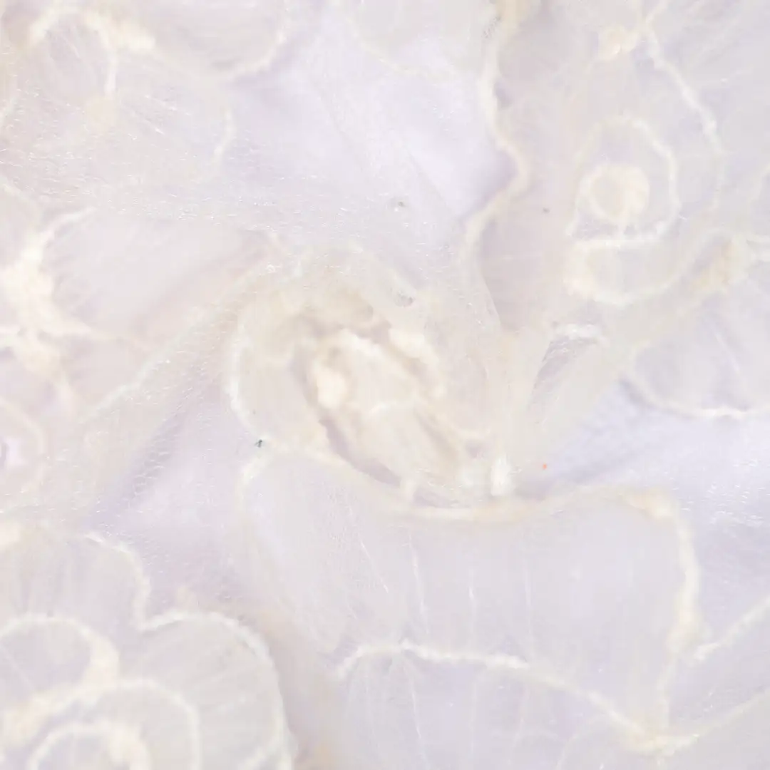 China Fabric for Skirt Mesh Knit Fabric Polyester Beige color buy from China wholesaler bulk order at wholesale price free worldwide shipping Alibaba
