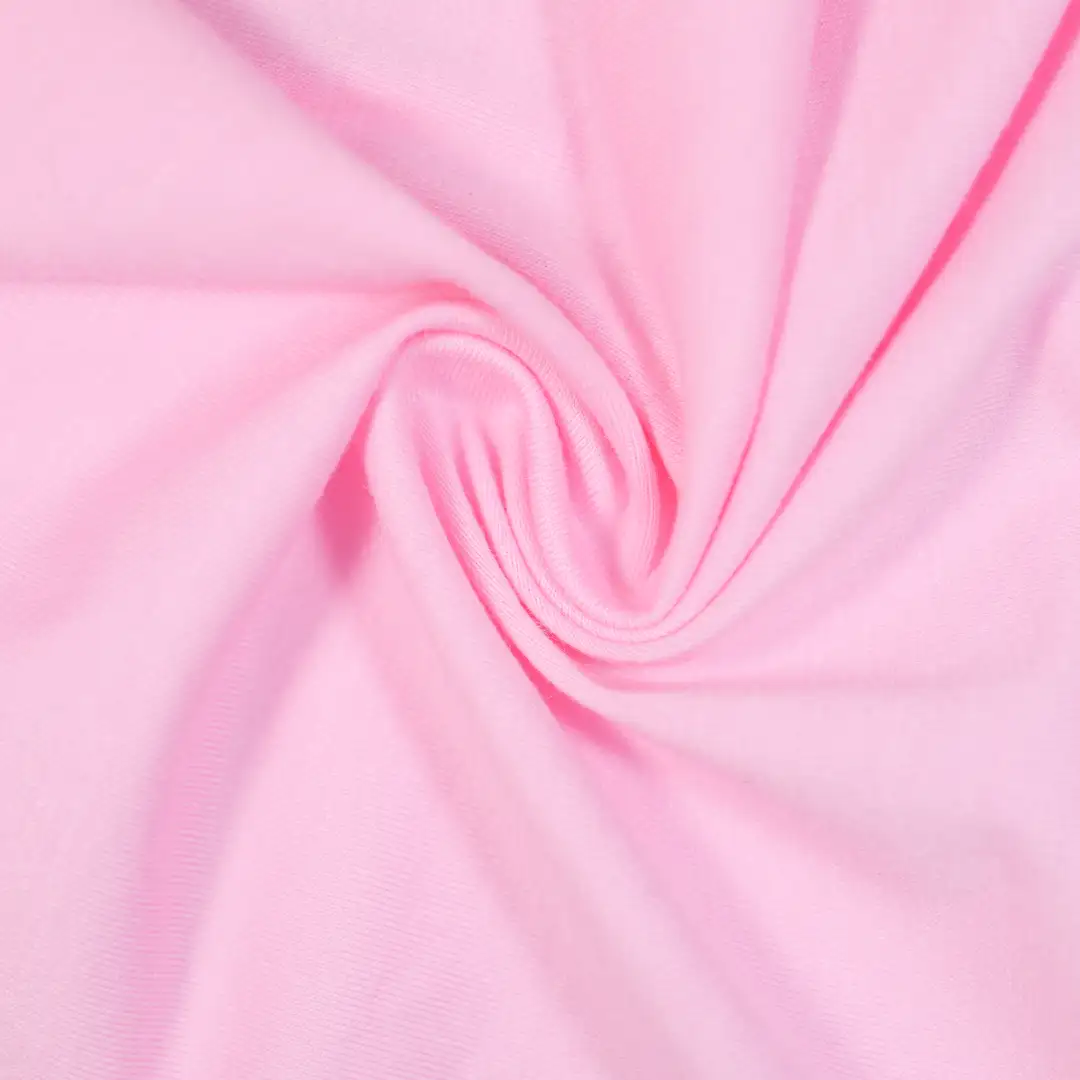 China Fabric for T-Shirt,Polo Shirt,Loungewear Single Jersey Knit Fabric Polyester Spandex pink color buy from China wholesaler bulk order at wholesale price free worldwide shipping Alibaba
