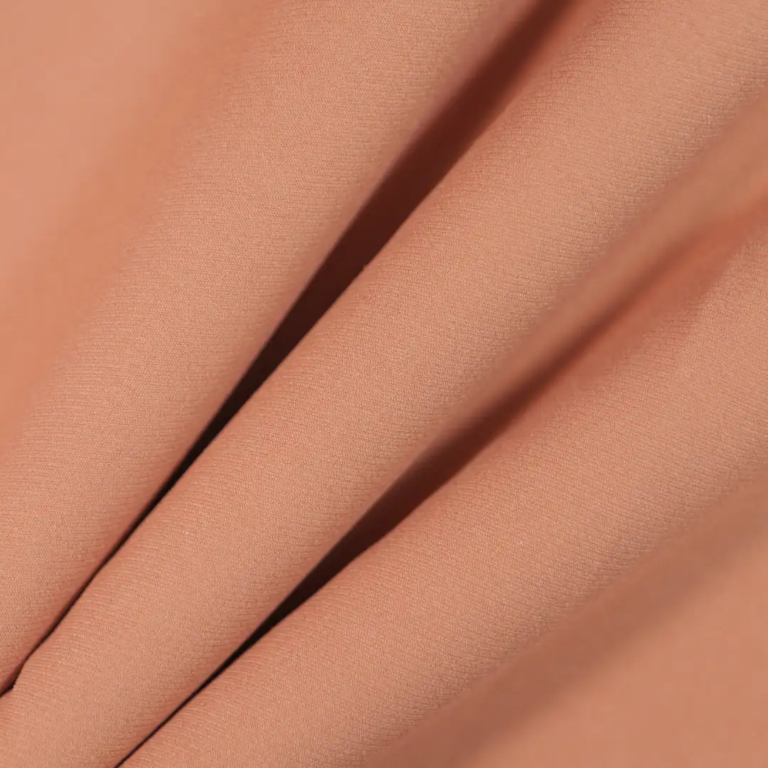 China Fabric for Shirt,Pants,Womens Mid Rise Wide Leg Pants Polyester Cavalry Twill Synthetic Woven Fabric Polyester ORANGE RED color buy from China wholesaler bulk order at wholesale price free worldwide shipping Alibaba