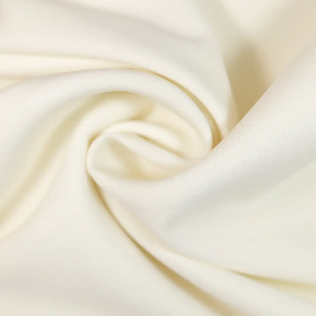 China Fabric for Shirt,Pants,Womens Mid Rise Wide Leg Pants Twill Woven Blended Fabric Polyester Spandex white color buy from China wholesaler bulk order at wholesale price free worldwide shipping Alibaba