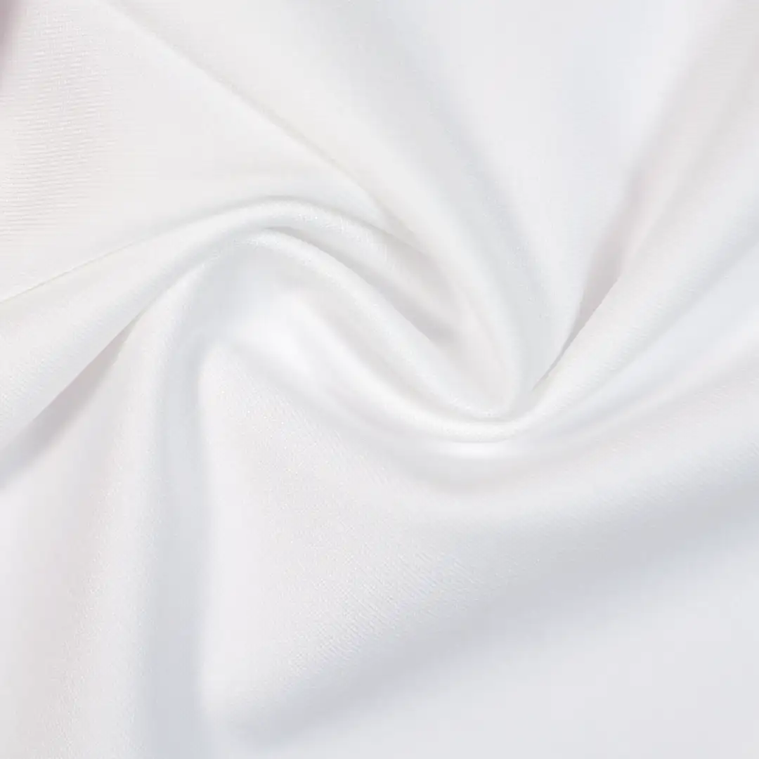 China Fabric for T-Shirt Single Jersey Knit Fabric Polyester Spandex white color buy from China wholesaler bulk order at wholesale price free worldwide shipping Alibaba
