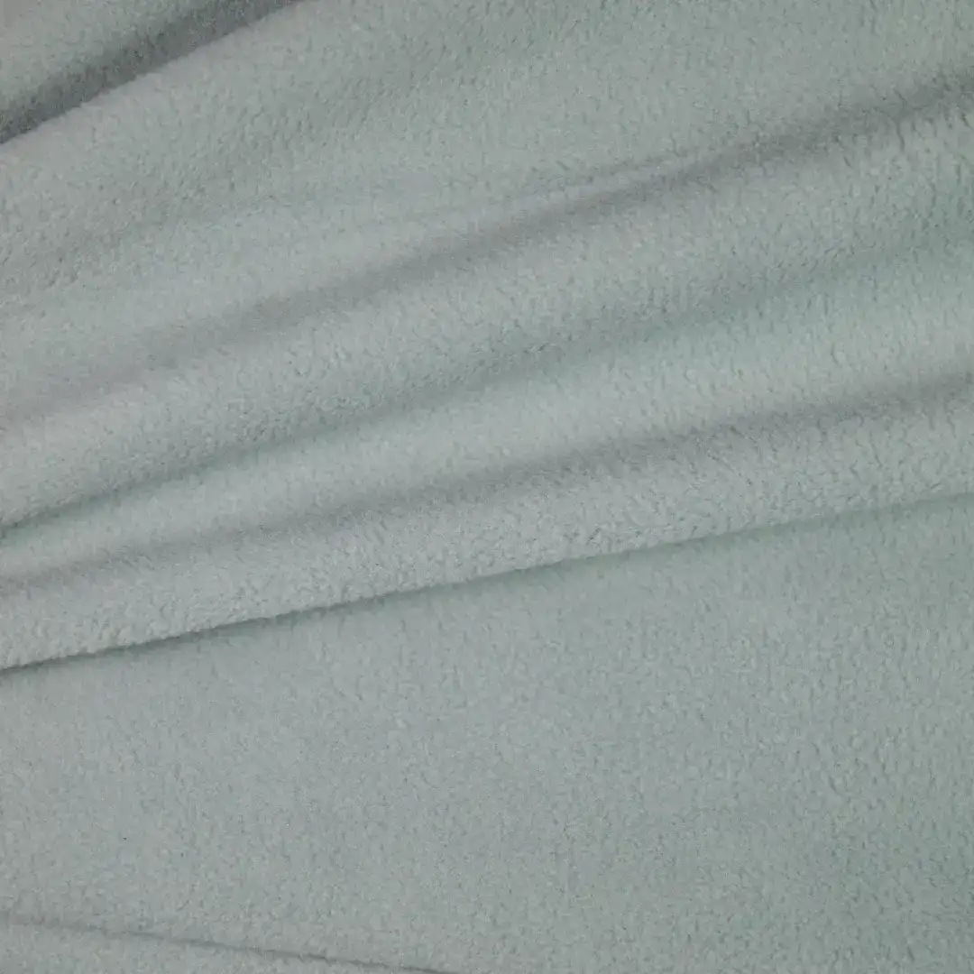 China Fabric for Hoodie,Loungewear Polar Fleece Knit Fabric Polyester Green color buy from China wholesaler bulk order at wholesale price free worldwide shipping Alibaba