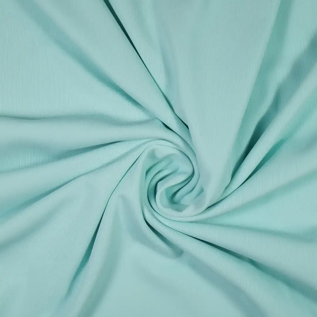 China Fabric for T-Shirt,Polo Shirt,Lingerie,Leggings,Shorts,Yoga Clothes,Yoga Pants Four-way Stretch (Bi-Stretch) Knit Fabric Polyester Spandex tiffany blue color buy from China wholesaler bulk order at wholesale price free worldwide shipping Alibaba