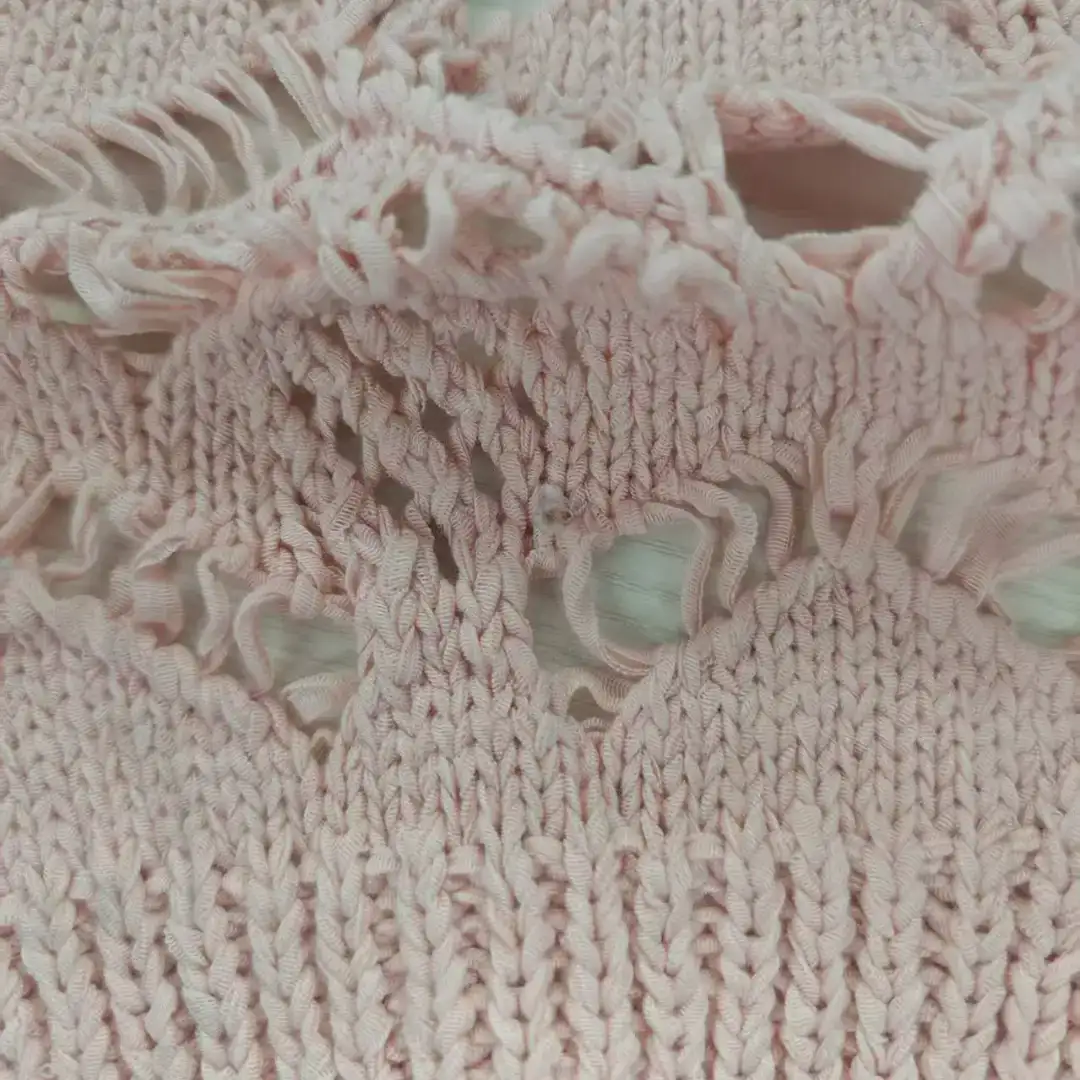 China Yarn for Full-Zipper Cardigan (Sweater),Half-Zipper Cardigan (Sweater),Shirt Long Sleeve Button (Sweater),Shirt Long Sleeve Zipper (Sweater) Flat Tape Yarn Fancy Yarn Cotton Nylon pink/Orange color buy from China wholesaler bulk order at wholesale price free worldwide shipping Alibaba