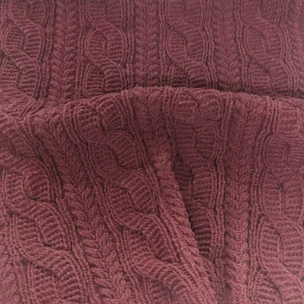 China Yarn for Full-Zipper Cardigan (Sweater),Half-Zipper Cardigan (Sweater),Shirt Long Sleeve Button (Sweater) Matt Chenille Fancy Yarn Polyester Nylon Dark  red color buy from China wholesaler bulk order at wholesale price free worldwide shipping Alibaba
