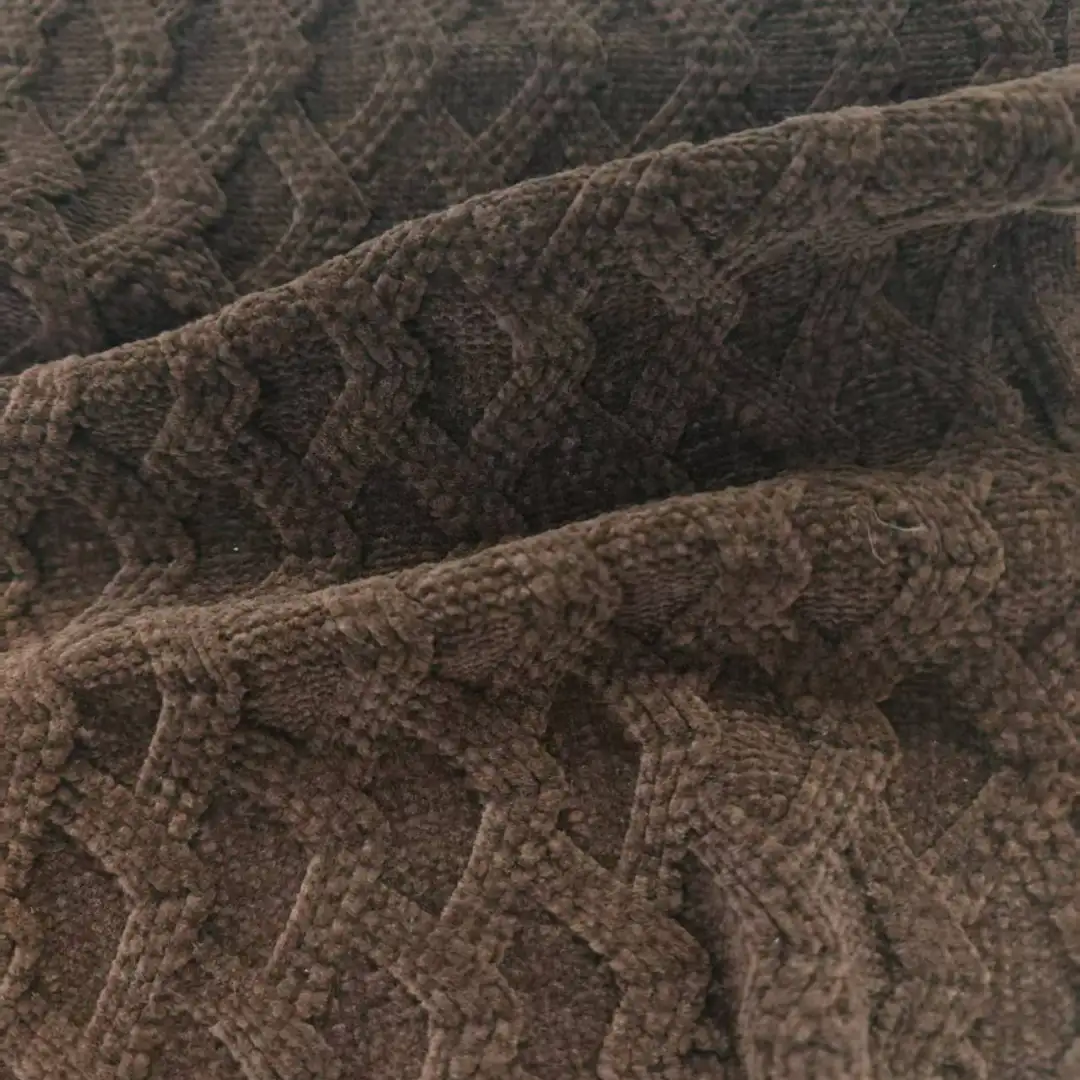 China Yarn for Open Cardigan (Sweater),Full-Zipper Cardigan (Sweater),Half-Zipper Cardigan (Sweater),Shirt Long Sleeve Button (Sweater) Shiny Chenille Fancy Yarn Cotton Acrylic brown color buy from China wholesaler bulk order at wholesale price free worldwide shipping Alibaba