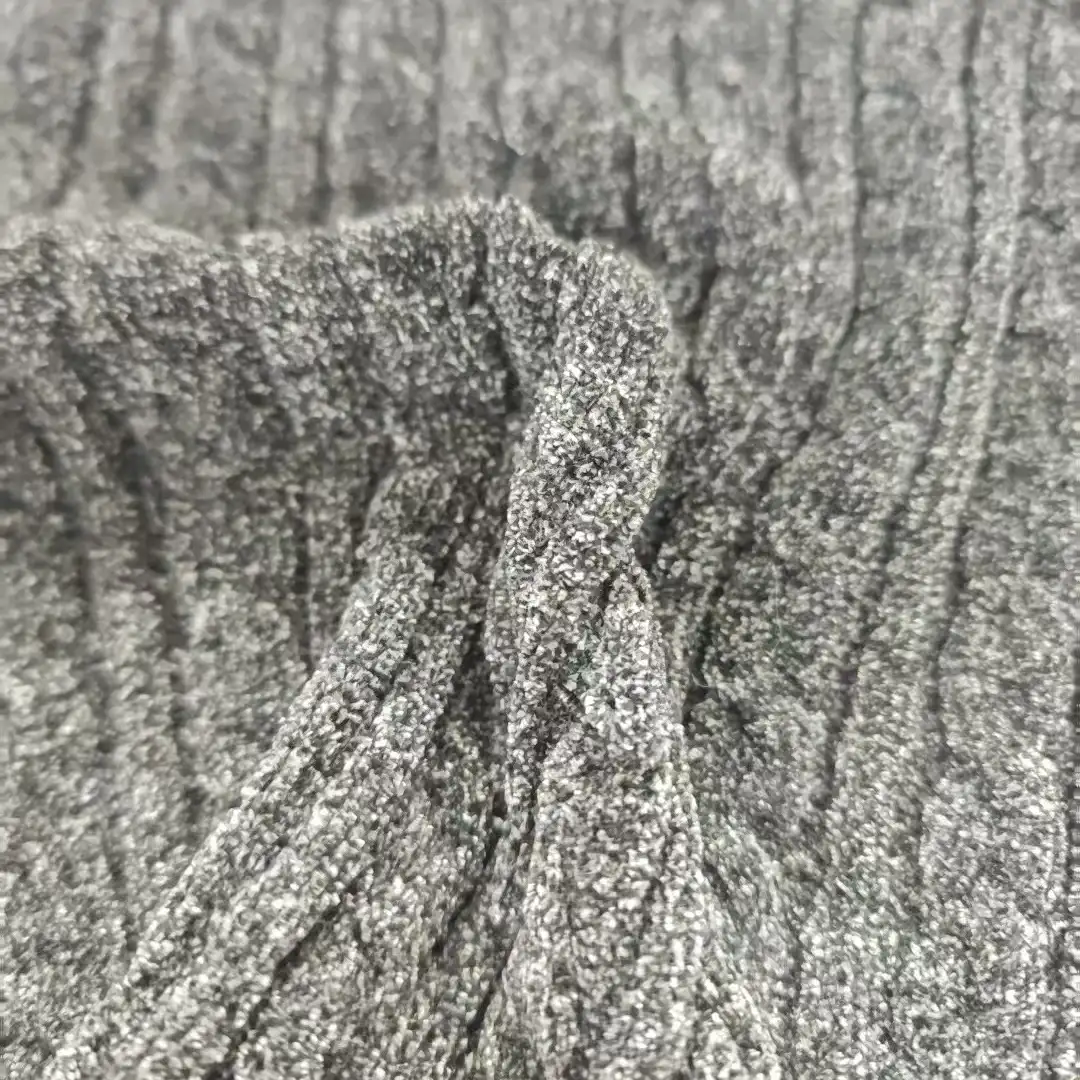 China Yarn for Full-Zipper Cardigan (Sweater),Half-Zipper Cardigan (Sweater),Shirt Long Sleeve Zipper (Sweater),Shirt Half Sleeve Button (Sweater) Shiny Chenille Fancy Yarn Acrylic Rayon Dark gray color buy from China wholesaler bulk order at wholesale price free worldwide shipping Alibaba