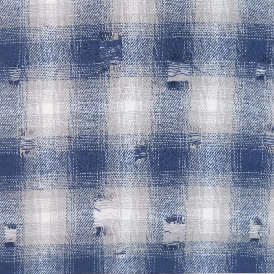 China Fabric for Shirt,T-Shirt,Skirt Yarn Dyed Check Natural Woven Fabric Cotton blue color buy from China wholesaler bulk order at wholesale price free worldwide shipping Alibaba