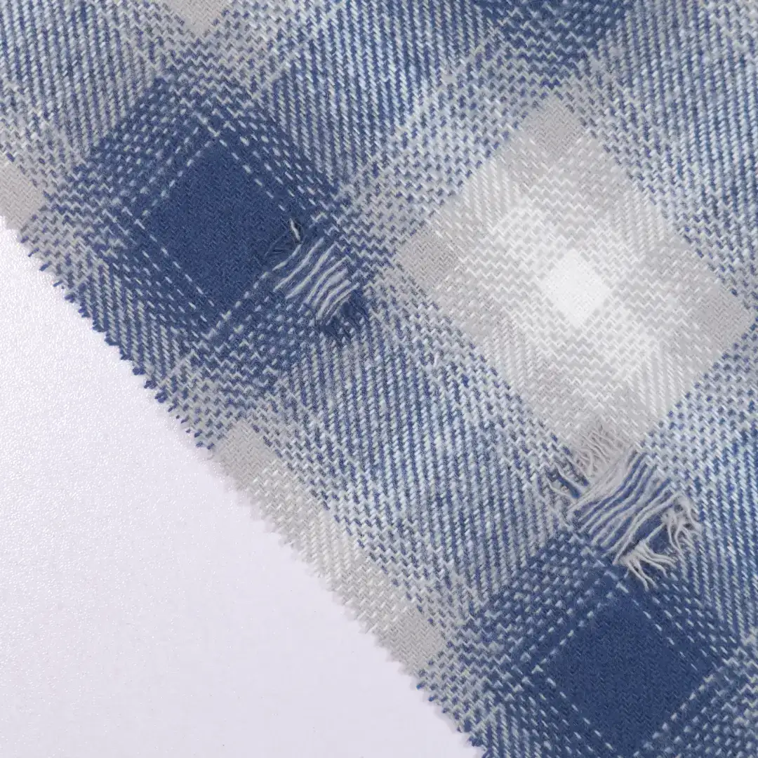 China Fabric for Shirt,T-Shirt,Skirt Yarn Dyed Check Natural Woven Fabric Cotton blue color buy from China wholesaler bulk order at wholesale price free worldwide shipping Alibaba