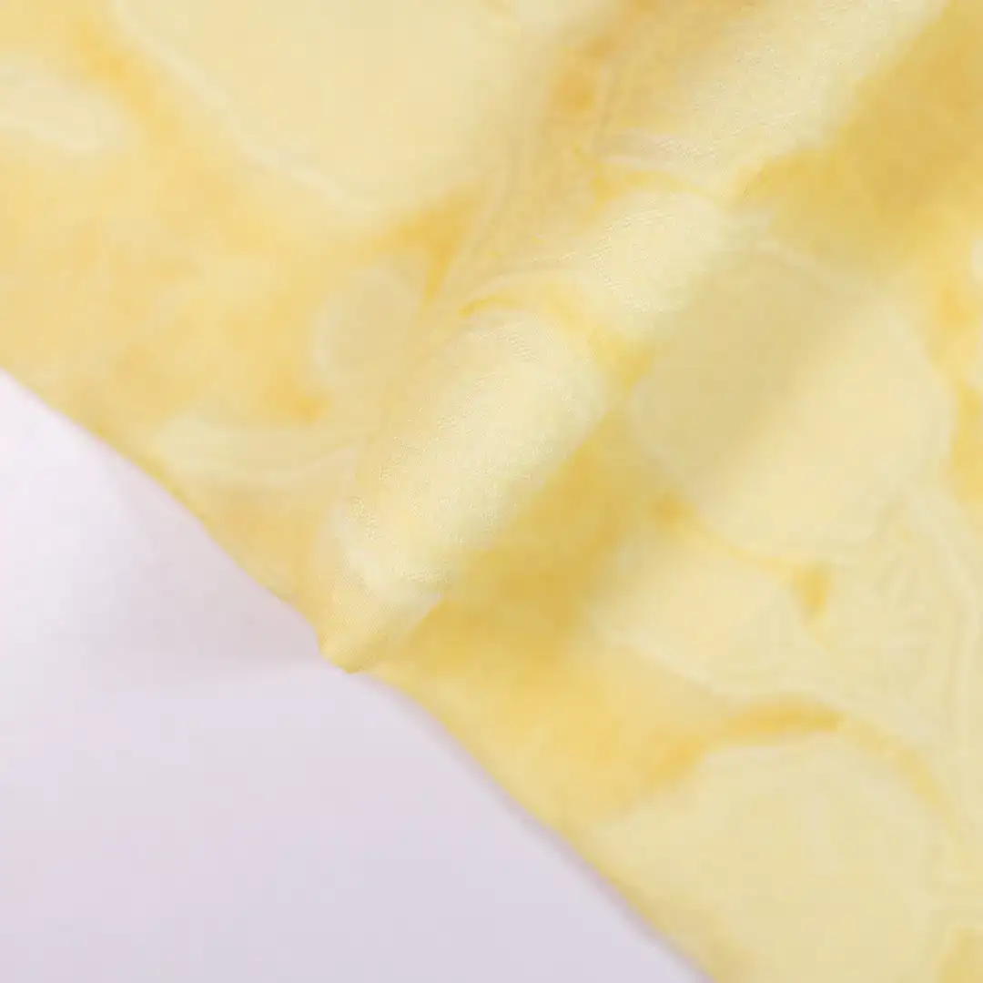 China Fabric for Shirt,Skirt Jacquard Woven Blended Fabric Polyester Acrylic Nylon Wool Silk YELLOW 2 color buy from China wholesaler bulk order at wholesale price free worldwide shipping Alibaba
