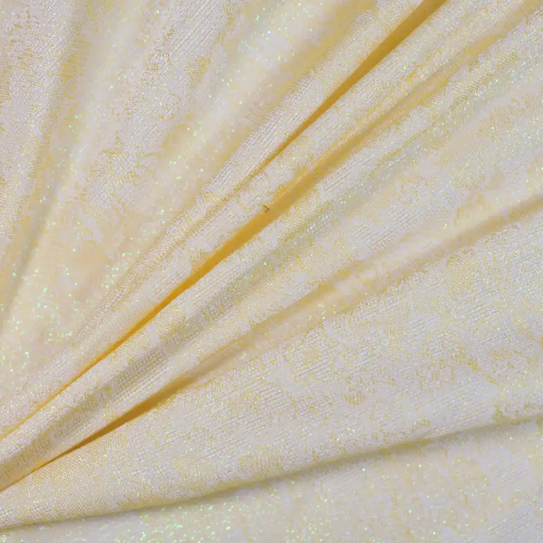 China Fabric for Shirt,Skirt Jacquard Woven Blended Fabric Rayon Polyester Silk Metallic Gold yellow 6 color buy from China wholesaler bulk order at wholesale price free worldwide shipping Alibaba