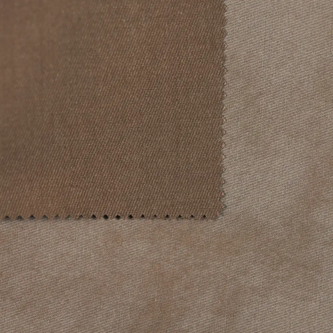 China Fabric for Pants,Blouse TC Twill Woven Blended Fabric Polyester Cotton coffee color color buy from China wholesaler bulk order at wholesale price free worldwide shipping Alibaba